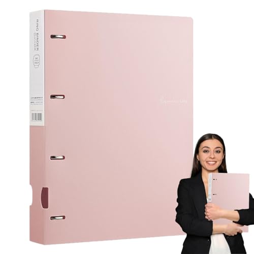 A4 Binder Folder, Nachfüllbarer Projekt-Organizer, 4-Loch Dokumententasche, Schulbinder-Organizer, A4-Folider, wasserfester Binder Folder, Projektbinder für Studenten, Dokumentenhalter von Générique