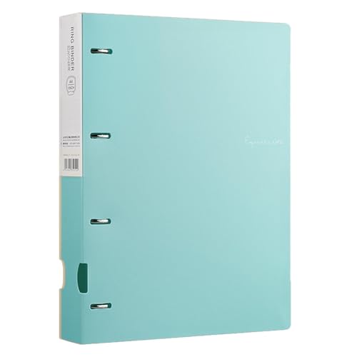 A4 Binder Folder, Nachfüllbarer Projekt-Organizer, 4-Loch Dokumententasche, Schulbinder-Organizer, A4-Folider, wasserfester Binder Folder, Projektbinder für Studenten, Dokumentenhalter von Générique