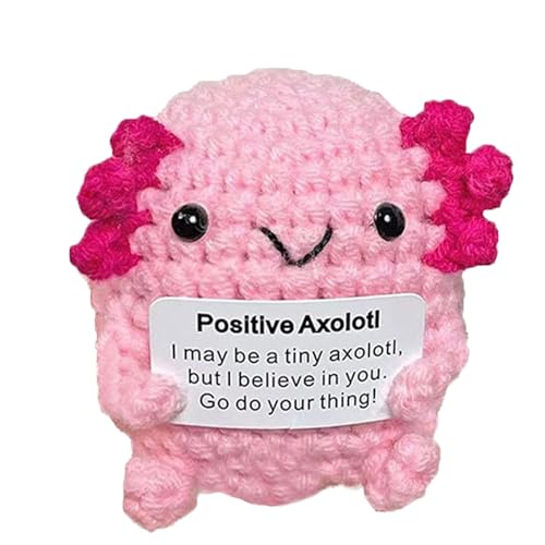 Axolotl Häkelnadel Positiv, Axolotl Emotionale Unterstützung Axolotl Inspirierend Lustiges Häkeln Kreatives Und Einzigartiges Niedliches Und Erhebendes Spielzeug Für Geburtstag Schlafzimmer Dekoration von Générique