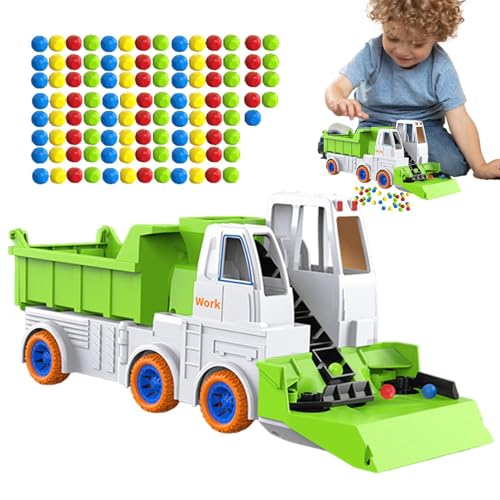 Bauauto, Baufahrzeuge Spielzeug | Push and Go Fahrzeuge – Fahrzeug mit Quetschperlen, frühes Lernspielzeug für Jungen und Mädchen ab 3 Jahren Bauauto, Baufahrzeuge Spielzeug | Push and Go Fahrzeuge – Fahrzeug mit Quetschperlen, frühes Lernspielzeug für Jungen und Mädchen ab 3 Jahren von Générique