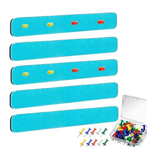 Bulletin Board, Haftnotiz-Board, Push Pin Board, Multifunctional Tack Board, Felt Bulletin Board Tiles, Felt Notice Board Tiles for Home, Studio, Schule, Restaurant (Felt) von Générique