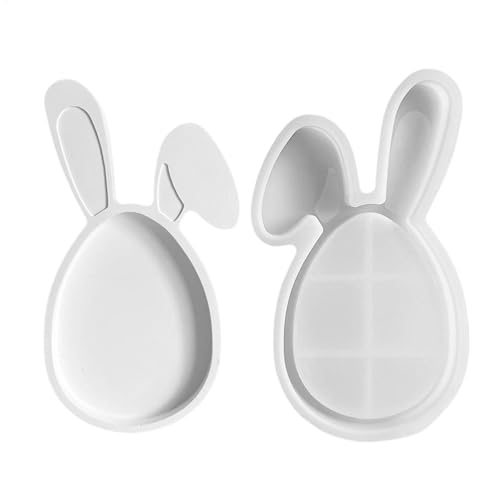 Bunny Epoxy Mold, Silikon Epoxidharz, Rabbit Shape Mold, Jewelry Holder Mold, Silicone Resin Tray, Lovely Rabbit Shape Jewelry Holder Mold, Rabbit Shaped Tray Dishes Molds for Craft von Générique