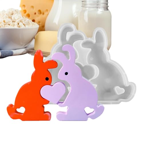 Candle Molds Resin Molds Epoxidharz Mold Silikon Molds Rabbit Mold Easter Resin Molds Animal Molds Chocolate Molds Fondant Molds Easter Bunny Molds Silikon Cake Molds Cake Molds von Générique