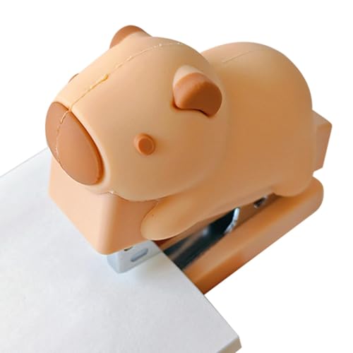 Capybara Stapler für Büro, Schreibtischstapler Zubehör, niedlicher Stapler für Schule, Capybara-Stapler für Studenten, Stapler mit Capybara Themed Stapler, School Desk Stapler von Générique