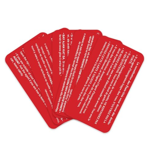 Citizenship Flash Cards, Constitutional Rights Info, 8,94 x 7,6 cm, Brieftaschengröße, Reisefreundlich, Schnellzugriffspapier für Schule Hotel Use, kompaktes Lernwerkzeug von Générique