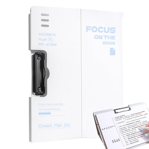 Clip Board – Horizontale Briefbeschwerer, Aufbewahrungsmappe für Restaurant | Vielseitiger rechtlicher Notizblockhalter, A4 Notizblock-Organizer im Briefformat, langlebige Briefbeschwerer für L von Générique