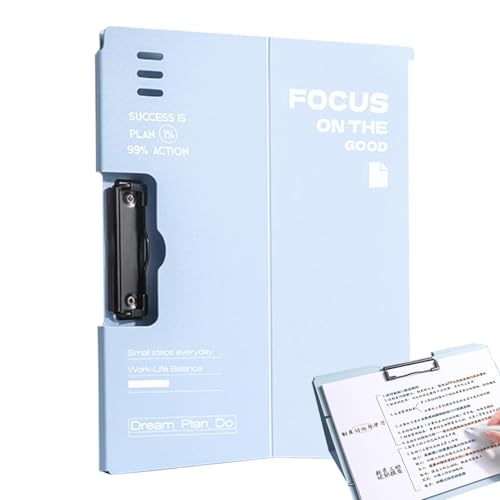 Clipboard Folder, Clipboard mit Aufbewahrung, A4 Size Writing Clipboard, Legal Pad Holder Clipboard, Aufbewahrung Clipboard für Legal Dokumente, 32 x 23,3 x 1 cm Multifunktionales Clipboard für Dining von Générique