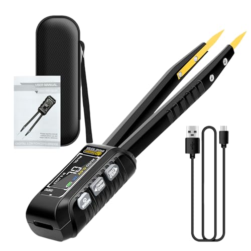 Digitale Pinzette, intelligenter SMD-Tester | digitaler automatischer Zählertester, SMD-Pinzette | hochpräziser Komponentenanalysator mit Affi-Komponentenerkennung Digitale Pinzette, intelligenter SMD-Tester | digitaler automatischer Zählertester, SMD-Pinzette | hochpräziser Komponentenanalysator mit Affi-Komponentenerkennung von Générique
