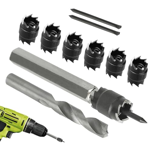 Doppelseitige Cutter, Weld Cutter Drill Bits, Heavy Duty Weld Remover, Weld Drill Bits, Weld Removal Tool, Drill Bits for Welds, Stainless Steel Cutter Tool, Hex Weld Cutter, Punch Remover Tool, von Générique