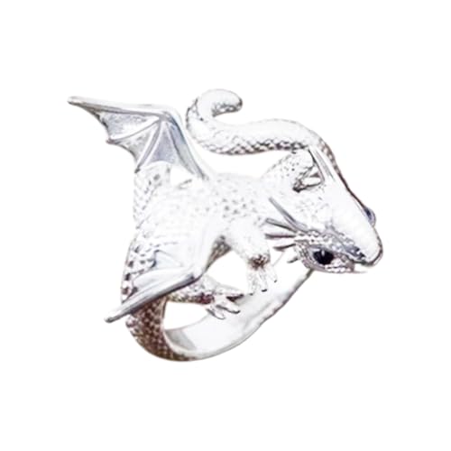 Drachenring zum Häkeln, Drachenringe zum Häkeln – Stricken von verstellbaren Ringen, Drachenhaken, Fingerfaden-Führung, Strick-Spannringe für Zubehör Drachenring zum Häkeln, Drachenringe zum Häkeln – Stricken von verstellbaren Ringen, Drachenhaken, Fingerfaden-Führung, Strick-Spannringe für Zubehör von Générique