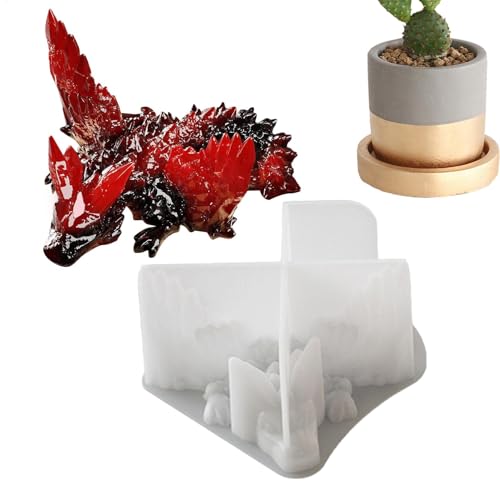 Dragon Resin Mold, Animal Art Craft Mold, Epoxidharz Molds, Resin Jewelry Molds, Silikon Resin Mold, Resin Ornaments Mold, Multifunctional Resin Mold, Handcrafted Resin Molds von Générique