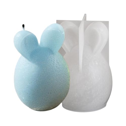 Easter Candle Molds, Epoxidharz Candle Mold, Easter Bunny Candle Mold, Silikon Home Decor Candle Mold, Decorative Bunny Egg Resin Mold, Silikon Easter Candle Mold for Plaster and Resin Art von Générique