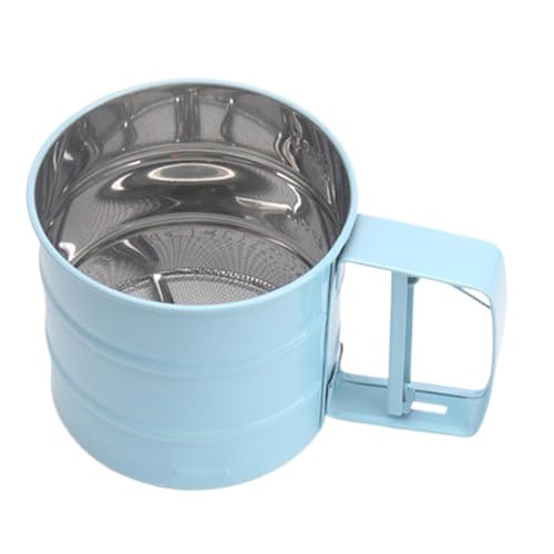 Edelstahl Flour Sifter, wiederverwendbar, Netzstoff, Puderseife zum Backen, Backen, Backen, Backen, Schälen, Feiner Netz, für Zuhause, Edelstahl, Baking Too von Générique