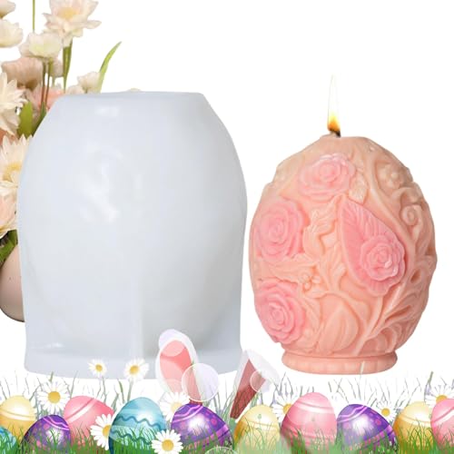 Entzückende Kerzenform, Easter Egg Silikonform, einfach zu lösen, Resin Casting Mold, wiederverwendbare Silikon-Kerzenform für Easter, einfach zu lösen, Epoxidharz-Gussform für Frühling, von Générique