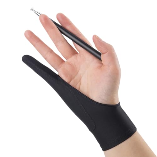 Finger-Künstler – Grafik-Zeichnung-Tablet-Handschuhe, Künstler | Atmungsaktiver Künstler, digitale Zeichnung für die rechte und linke Hand von Générique