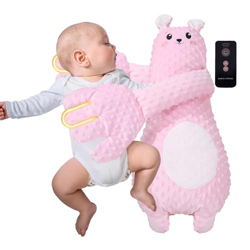 Générique Baby Patter für Schlaf, Baby Rest Helper Soother Pillow, Patting Startle Prevention Sleep Toy, Third Gear Adjustable Simulation of Mothers Automatic Slapping, 59 x 9,84 Zoll von Générique