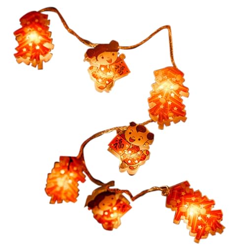 Générique Chinesische LED-Lichterkette, chinesische LED-Laternen-String, rote LED-Lichterkette, LED-Lichterkette, Fairy String Lights für den Außenbereich, chinesische Laternen-Lichter für Dekoration von Générique