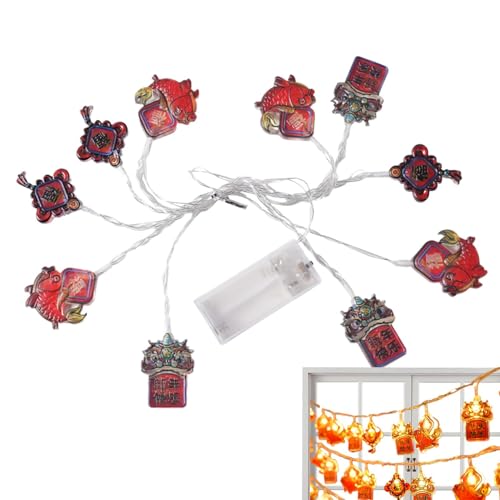 Générique Holiday String Lights, Spring Festival Battery Operated Flashing Lights, Holiday Home Decor, Decorative New Year Dangling Ornaments, Fireplace String Lights, Flashing Christmas Lights von Générique