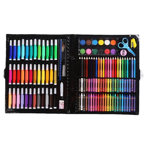 Générique Malstift, Kunst-Set für Kinder, Malerei, Malstifte, Farbpinselstifte, Sketching Pencils Set, Drawing Art Kit, 150 x Stifte-Set, Kinder Art Supplies, Marker für Zeichnungen von Générique