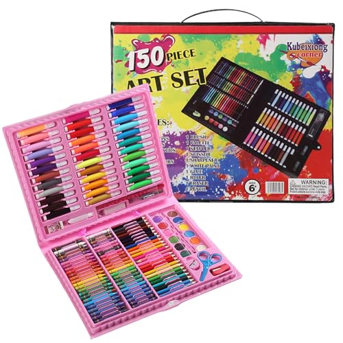 Générique Malstift, Kunst-Set für Kinder, Malerei, Malstifte, Farbpinselstifte, Sketching Pencils Set, Drawing Art Kit, 150 x Stifte-Set, Kinder Art Supplies, Marker für Zeichnungen von Générique