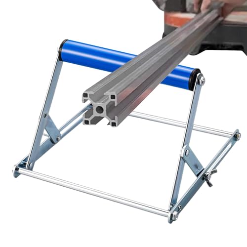 Générique Material Stand, Cutting Machine Stand, Tisch-Saw-Halterung, verstellbare Sägebänder für Außenbereich, Maschinenarbeit für Outdoor, Labor (203 x 200 mm/7,99 x 7,87 Zoll) Blau & Gelb von Générique