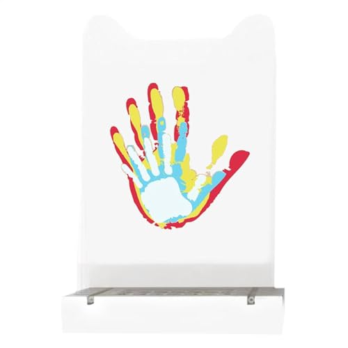 Générique Toddler Footprint Kit, Family Souvenir Rahmen, Baby Handprint Keepsake, personalisierter Erinnerungsrahmen für Familienmemorien, 31,2 x 17,8 x 1,97 cm von Générique