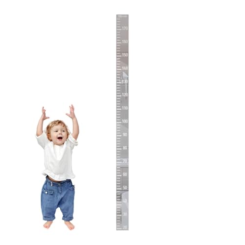 Générique Wall Height Growth Chart, Acrylic Mirror Design, Fun and Functional Height Tracker for Childrens Rooms, Playrooms, Nurseries and Study Rooms, Perfect for Home Decoration von Générique