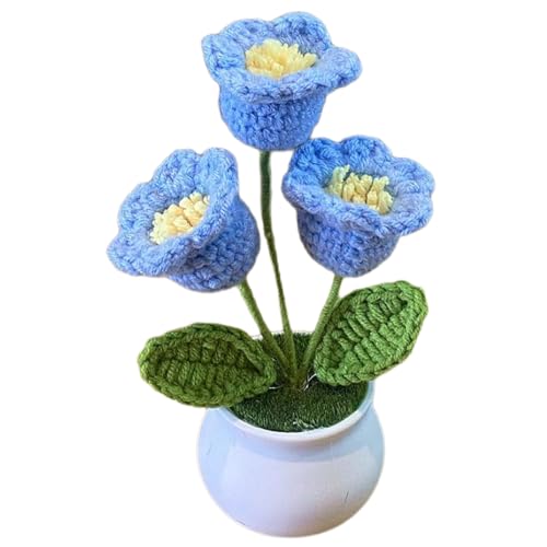 Häkelblumen, gestrickte Blumen, gehäkelte Topf-Dekoration, Häkelblumen, realistisch, handgefertigt, gestrickt, für Freunde, Möbel, Armaturenbrett, Büro Häkelblumen, gestrickte Blumen, gehäkelte Topf-Dekoration, Häkelblumen, realistisch, handgefertigt, gestrickt, für Freunde, Möbel, Armaturenbrett, Büro von Générique