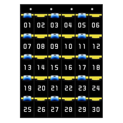 Hanging Wall – Studentenmobil-Rack | Versorgungsregal zur Wandmontage, Organizer für Schränke mit nummerierten Taschengrafiken mit Haken, Schulaufbewahrungszubehör für die Schule Hanging Wall – Studentenmobil-Rack | Versorgungsregal zur Wandmontage, Organizer für Schränke mit nummerierten Taschengrafiken mit Haken, Schulaufbewahrungszubehör für die Schule von Générique