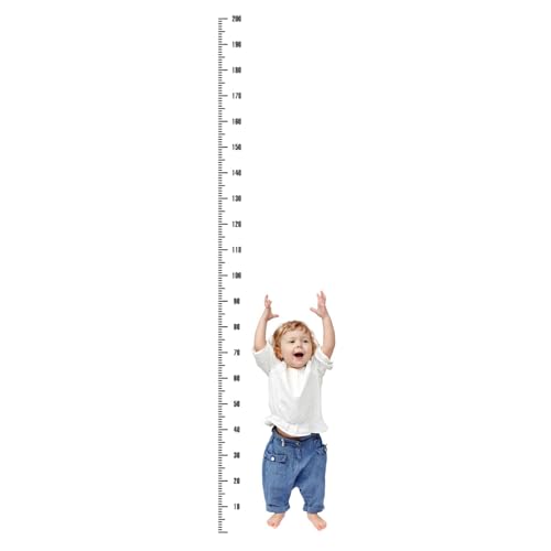 Height Measurement Sticker, 3,14 x 79,33 Zoll Wandsticker für Kinder, tragbar, Height Growth Chart, Bedroom und Kindergarten, leicht anzuwenden, Dekoration von Générique