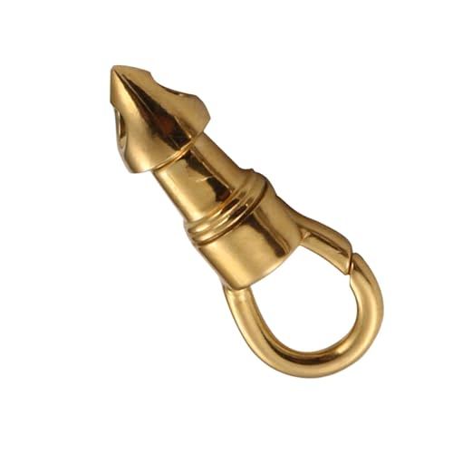 Karabinerhaken, drehbarer Clip, Drehverschluss, drehbarer Karabinerhaken, Schlüsselbandkarabiner mit Schlüsselanhänger, Metall-Schlüsselanhänger für Schlüsselband-Handwerk von Générique