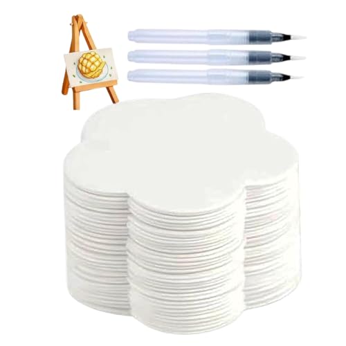 Kids Paint Paper, Drawing Paper Canvas Sponge, 5,6 x 5,6 cm, dreidimensionales Kunst-Set mit Easel und 3 Stiften, kreative Aktivität für , Mädchen und Erwachsene ab 3+, Home Play & Lernen Kids Paint Paper, Drawing Paper Canvas Sponge, 5,6 x 5,6 cm, dreidimensionales Kunst-Set mit Easel und 3 Stiften, kreative Aktivität für , Mädchen und Erwachsene ab 3+, Home Play & Lernen von Générique