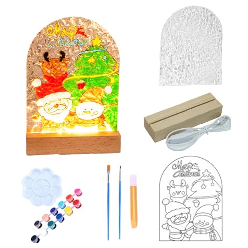 Light Up Drawing Board, Handmade Painting Kit, Christmas Night Light Kit, LED Painting Decor, Holiday Art Kit, Festliches Licht Drawing Board, Kunst und Handwerk LED Kit, Malerei Tisch Nachtlicht von Générique