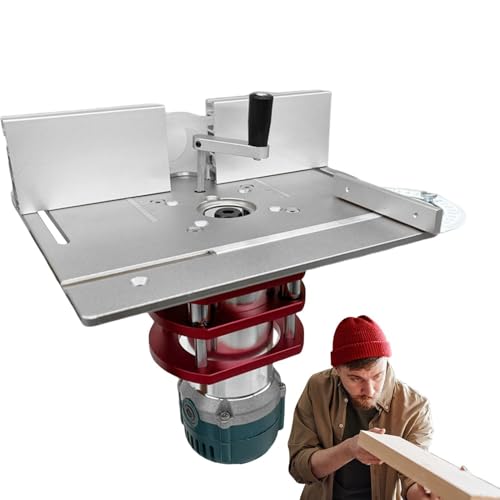 Manuelle Lift Router, Tischlift für Router | Routerhebe-System aus schwerem Holz, klare Skala, praktische Gravurwerkzeuge für Motoren und Manuelle Lift Router, Tischlift für Router | Routerhebe-System aus schwerem Holz, klare Skala, praktische Gravurwerkzeuge für Motoren und von Générique