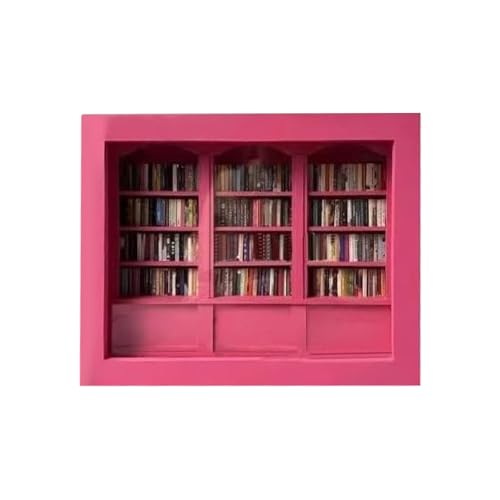 Mini-Bücher für Angstregale, Angstregale, Schütteln Sie Ihre Angst, für Zuhause, Wohnzimmer, Mini-Bücher, Topf, Rosa, Mädchen (C, 15 x 12 cm) von Générique