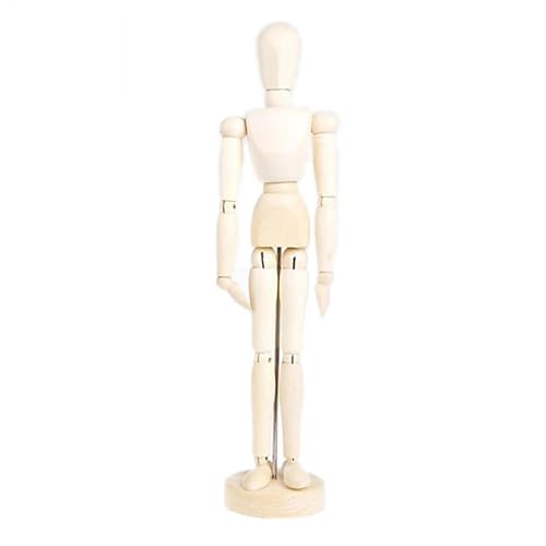 Modell der Handpuppe mit menschlicher Figur, Künstlerpuppe - Zeichnungsfiguren-Modell mit Basis, Holzpuppe, menschliche Figur für Künstler, Modelle, Fotografie-Zubehör Modell der Handpuppe mit menschlicher Figur, Künstlerpuppe - Zeichnungsfiguren-Modell mit Basis, Holzpuppe, menschliche Figur für Künstler, Modelle, Fotografie-Zubehör von Générique