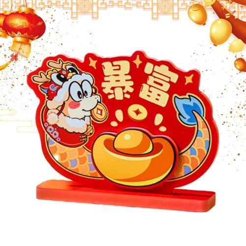 Niedliche chinesische New Year Ornament Supplies, Lunar New Year Ornamente, Tischdekoration Supplies, Tischdekoration Supplies, 2025 chinesisches neues Jahr Dekoration für neues Jahr von Générique