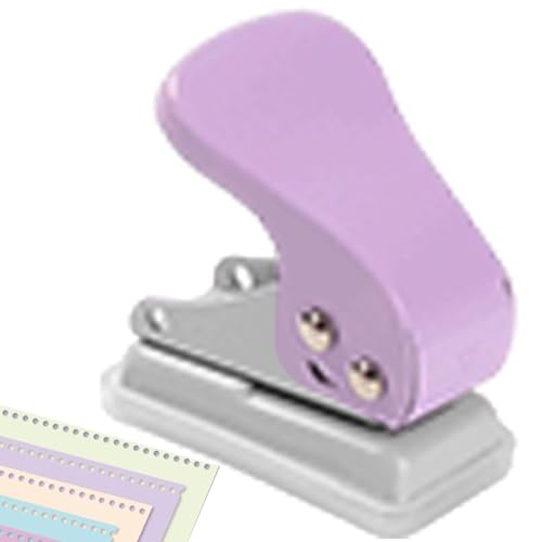 Paper Punch, Handheld Hole Puncher, Lightweight Metal Puncher 1.97 x 1.97 x 1.22 Zoll, Craft and Scrapbook Tool, Clothing, Tickets, Home, School Supplies von Générique