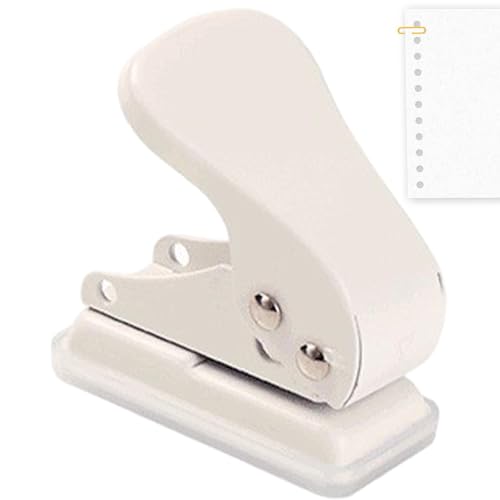 Papierstanzer, Locher mit 1 Loch – kleine Handstanzer, Metallstanzer, 1 tragbar, Schulbedarf zu Hause, für Basteletiketten, Scrapbooking-Werkzeug von Générique