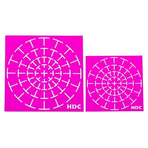 Punktmalerei-Werkzeugset – 2 Kunstvorlagen für Punkte, Stoffmalstichvorlagen | Mehrzweck-Malschablonen, Malschablonen, Punktmalschablonen wiederverwendbar von Générique