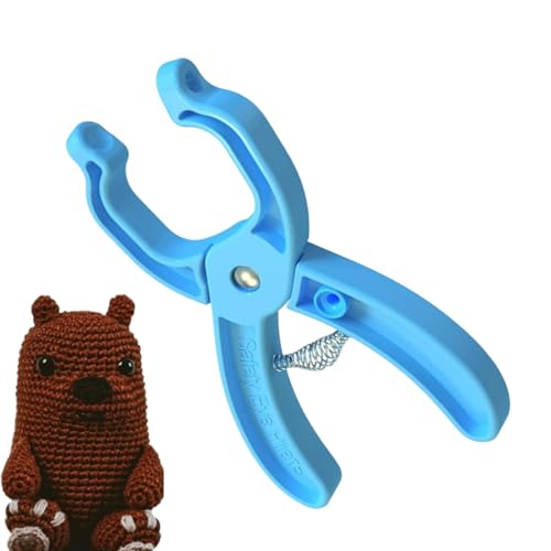 Safety Eye Tool, Doll Making Tools, Haken Eye-Falten, Quick Hook Eye Attacher Tool mit Sicherheitsfaltern und Waschmitteln für Befestigung 5-30 mm Sicherheitsaugen für Puppen und stuffed Tiere von Générique