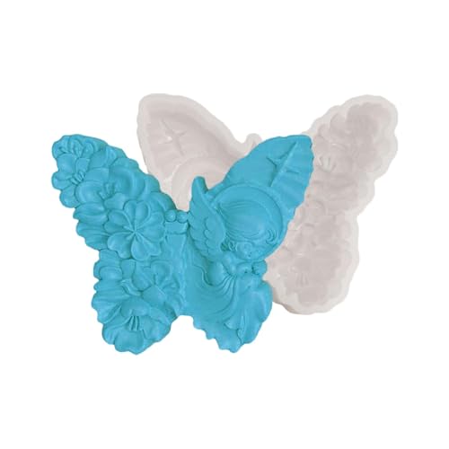 Schmetterling Harzform, Schmetterling Epoxidharz Formen, Auto Silikonform Relief Schmetterling Form | Silikon Kerzenformen, Schmetterling Formen für Fondant, Schokolade von Générique