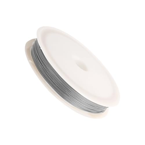 Schmuckdraht, Metalldraht, flexibles Kugelseil mit 32 m Länge, Basteldraht für Halsketten, Armbänder, Feiertagsprojekte, Herren, Damen, Erwachsene, Mädchen, , Gold-Silber Schmuckdraht, Metalldraht, flexibles Kugelseil mit 32 m Länge, Basteldraht für Halsketten, Armbänder, Feiertagsprojekte, Herren, Damen, Erwachsene, Mädchen, , Gold-Silber von Générique