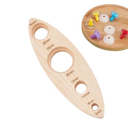 Sicherheitsaugenmessgerät, Werkzeug zum Einsetzen von Augen aus Holz | Hilfswerkzeug zur Befestigung der Augen mit Augapfelmessgerät, Taillenmessgerät, Augenwascher, Hakenwerkzeug Sicherheitsaugenmessgerät, Werkzeug zum Einsetzen von Augen aus Holz | Hilfswerkzeug zur Befestigung der Augen mit Augapfelmessgerät, Taillenmessgerät, Augenwascher, Hakenwerkzeug von Générique