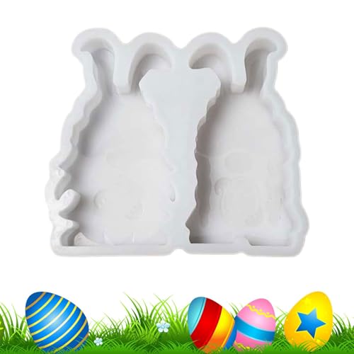 Silikon-Gnome Molds für Harz, Dwarf Paar-Handwerksformen, Silikon-Kerzenformen für Weihnachten und Easter, Gypsum Resin Soap Molds, Home Decor Craft Molds für Projekte und von Générique