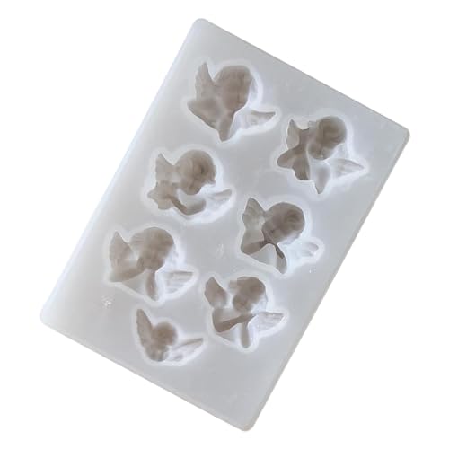 Silikonformen für Epoxidharz – 7 Mulden Engel Silikonformen für Harzguss | Werkzeuge zum einfachen Herauslösen für Seife, , Gips, Zubehör, Schlüsselanhänger, dekorativer Charme Silikonformen für Epoxidharz – 7 Mulden Engel Silikonformen für Harzguss | Werkzeuge zum einfachen Herauslösen für Seife, , Gips, Zubehör, Schlüsselanhänger, dekorativer Charme von Générique