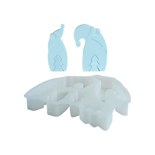 Silikonformen für Weihnachten – Weihnachtsmann-Form | Antihaft-Form für Kerzen, Seife, Partys Silikonformen für Weihnachten – Weihnachtsmann-Form | Antihaft-Form für Kerzen, Seife, Partys von Générique