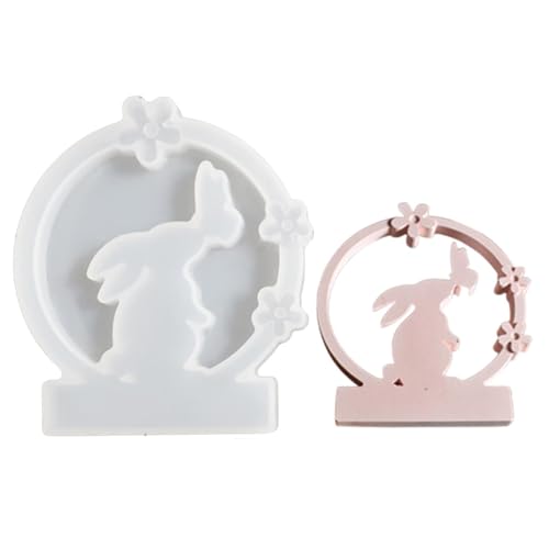 Soap Candle Making Mold, Bunny Shape Mold, Easter Bunny Candle Mold, Creative Easter Candle Making Silicone Mold, Silicone Soap Mold, Easter Bunny Soap Making, Bunny Mold For Soap, Easter Crafts Molds von Générique