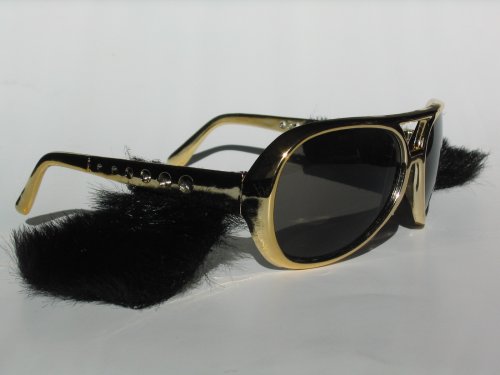 Sonnenbrille mit Koteletten - Rock n Roll von Generique -