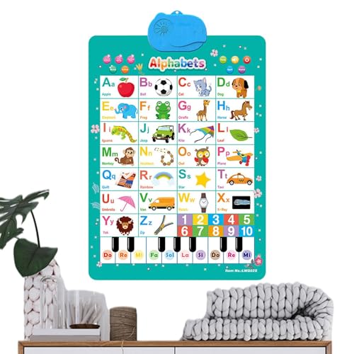 Sound Wall Phonics Chart, Educational Colorful Phonics Poster, Interactive Electronic Learning Chart, Early Literacy and Speech Development Tool, Ideal for Preschool Boys and Girls von Générique